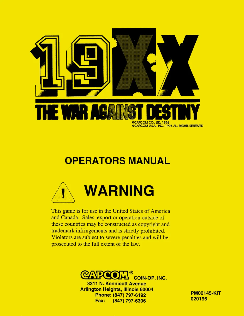 19xx the war against destiny operation manual|capcom|games|.webp