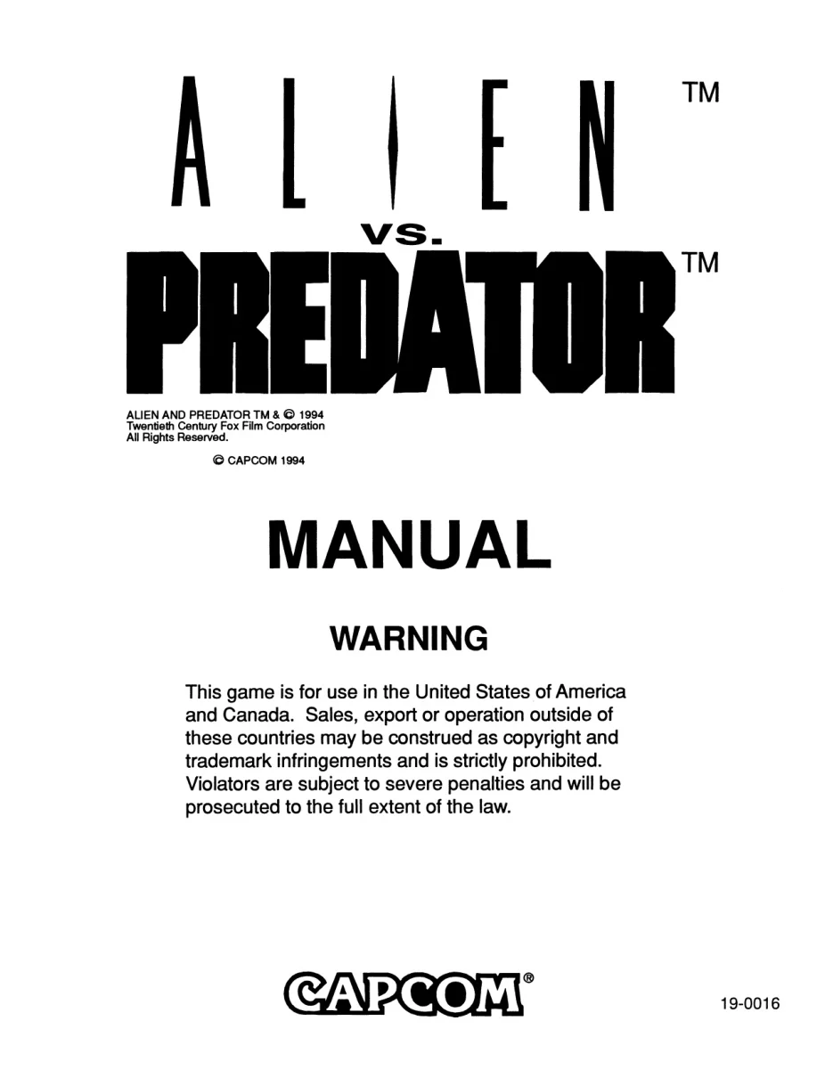 alienvs preditor manual|capcom|games|.webp