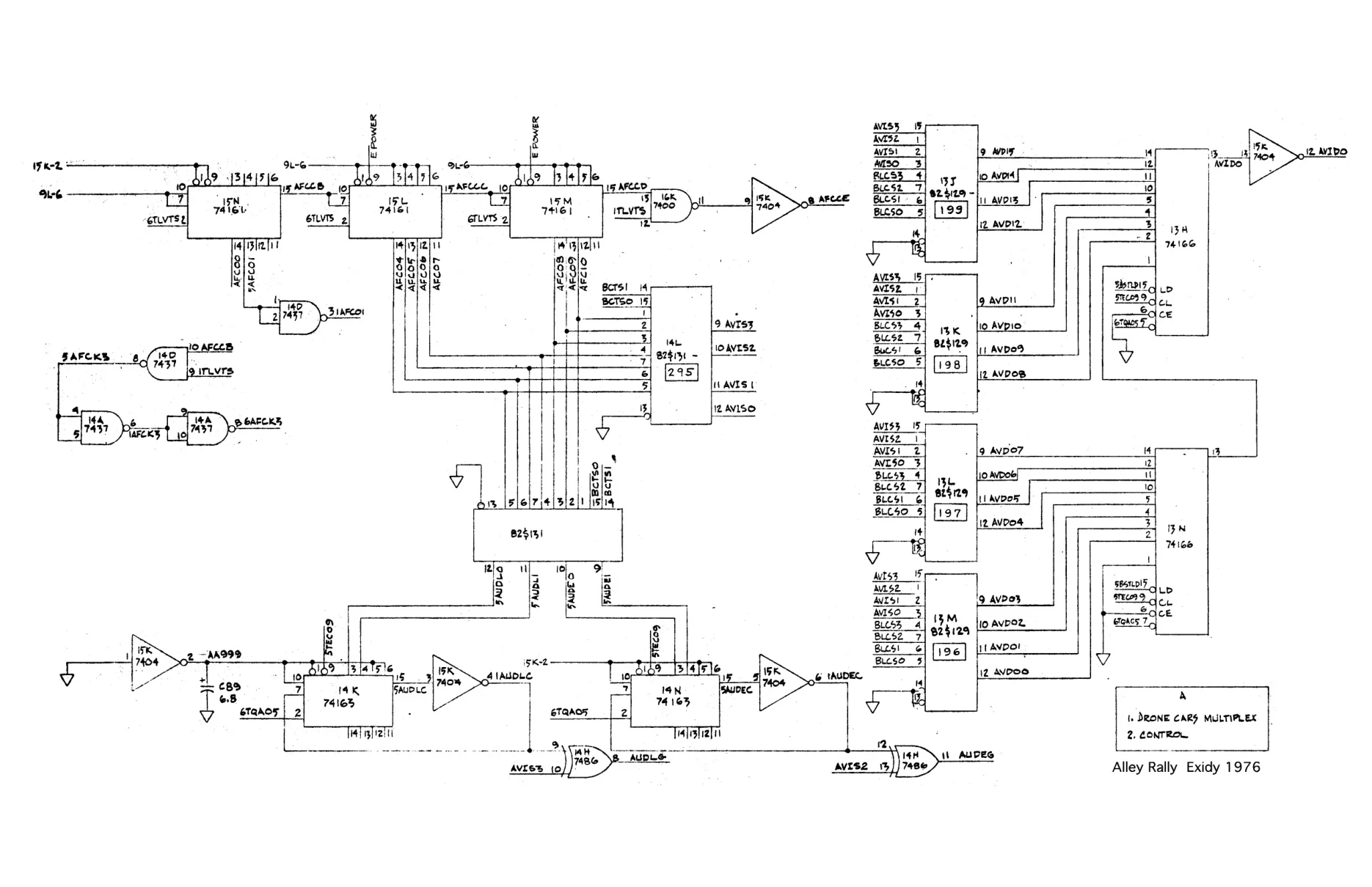 alley rally schematic|exidy|schematics-and-wiring|.webp