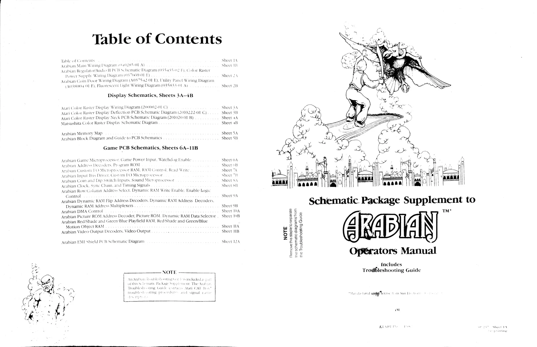 arabian sp-237 manual|atari|games|1st printing.webp