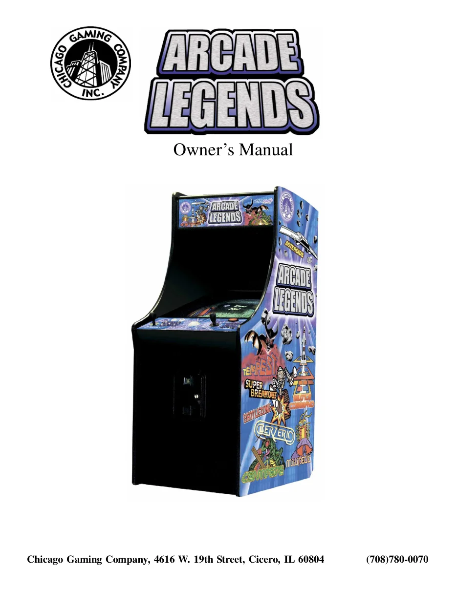 arcade legends 1 manual|chicago-gaming|cabinets|rev1.webp