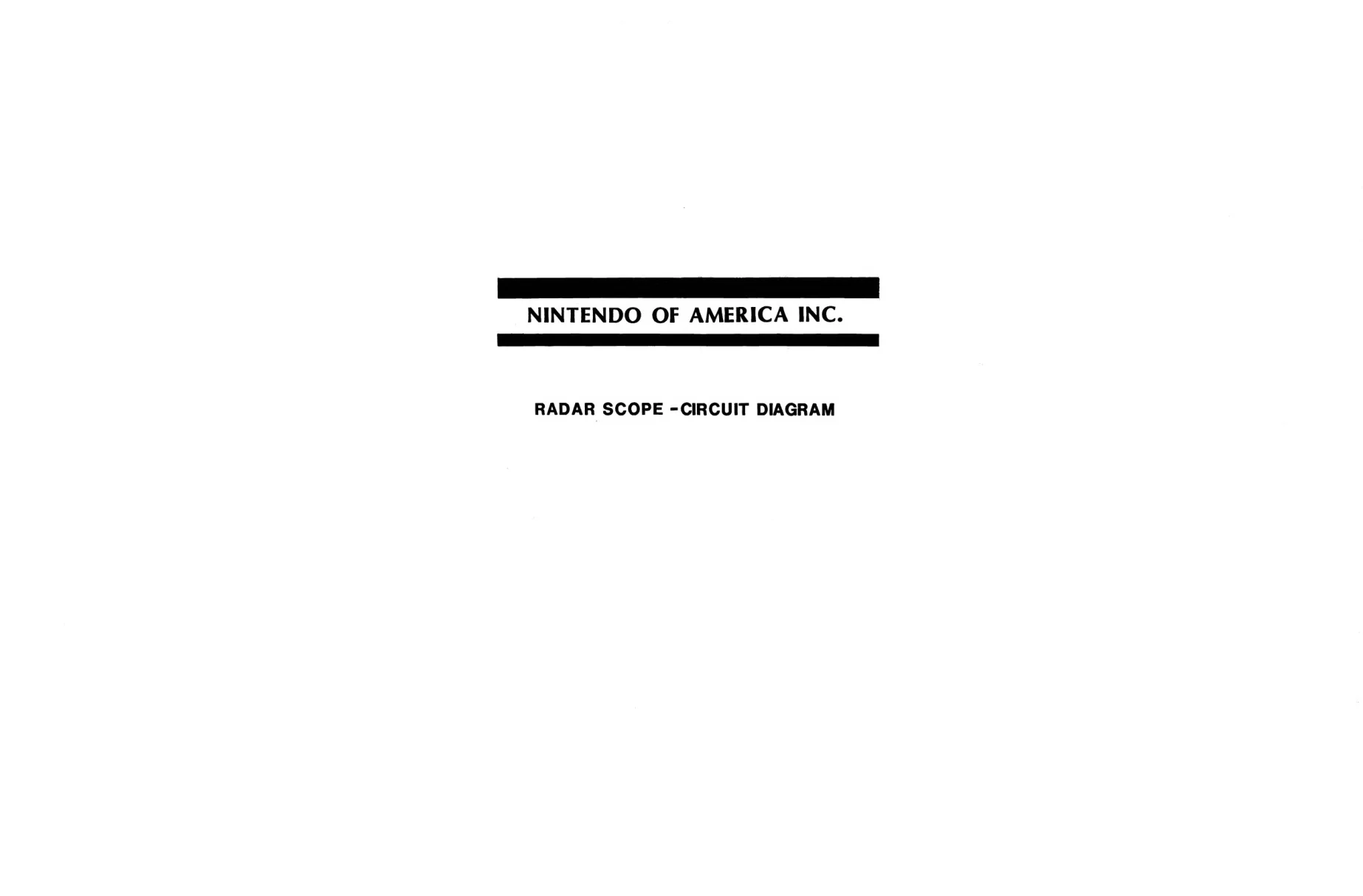 arcade radar scope by schematic|nintendo|schematics-and-wiring|.webp