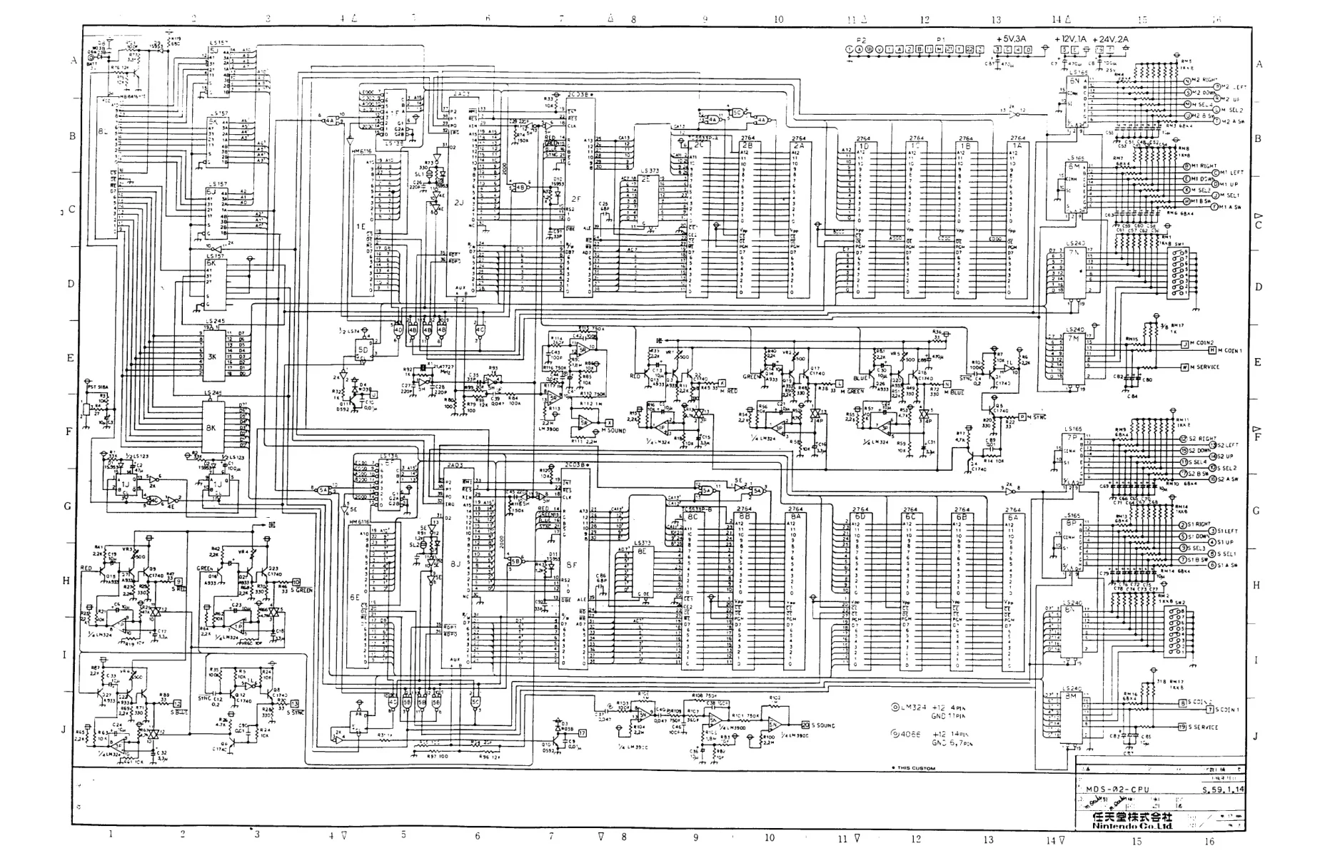 arcade vs system cpu by schematic|nintendo|schematics-and-wiring|.webp