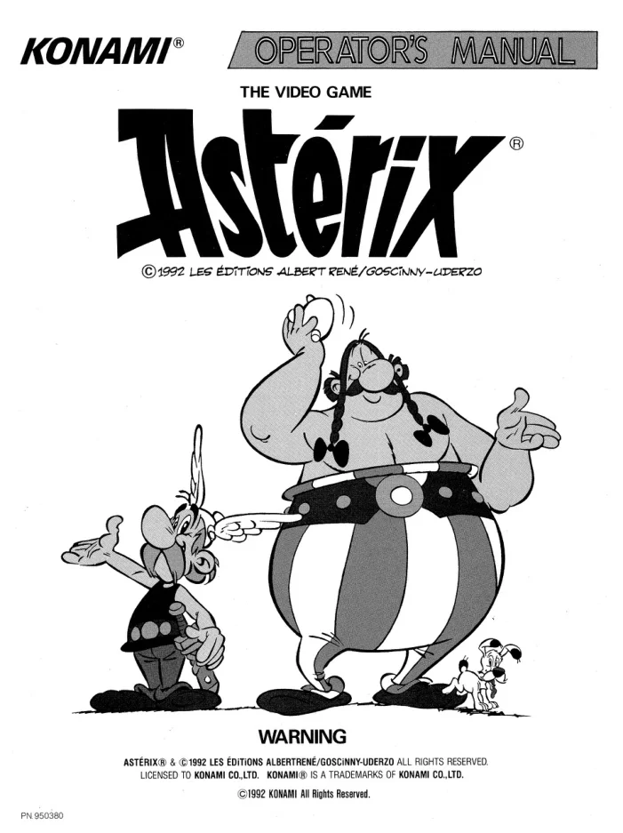 asterix manual|konami|games|.webp