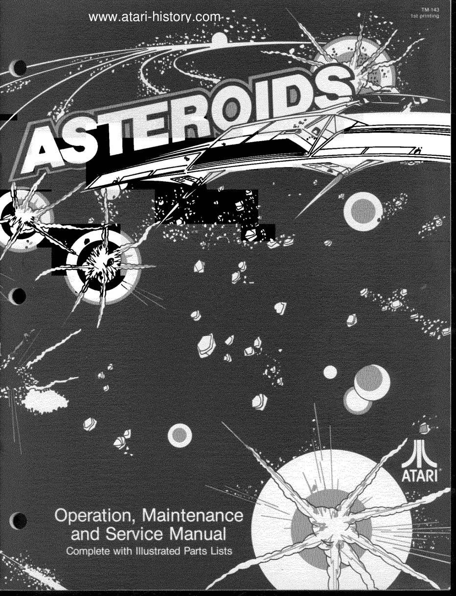 asteroids tm-143 manual|atari|games|1st printing, bad scan.webp