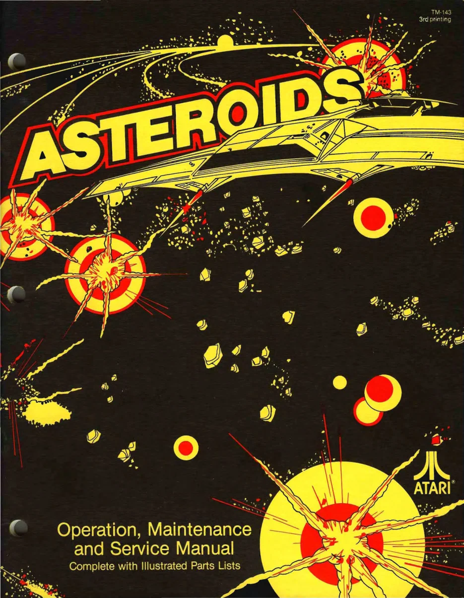 asteroids tm-143 manual|atari|games|3rd printing.webp