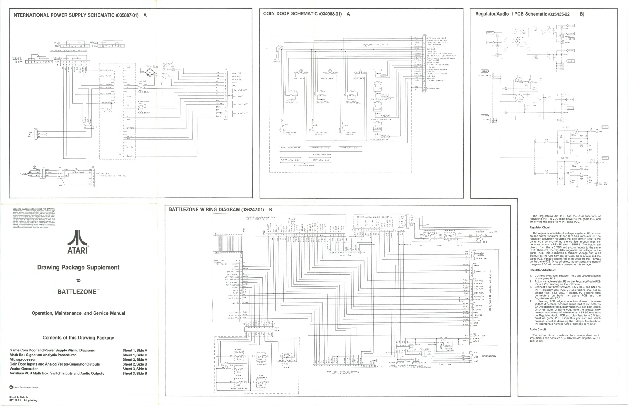 battlezone dp-156-1st-01a manual|atari|schematics-and-wiring|.webp