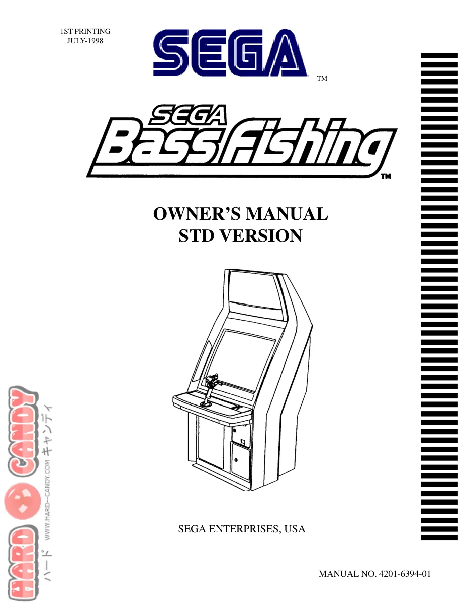 blast city bass fishing manual|sega|games|.webp