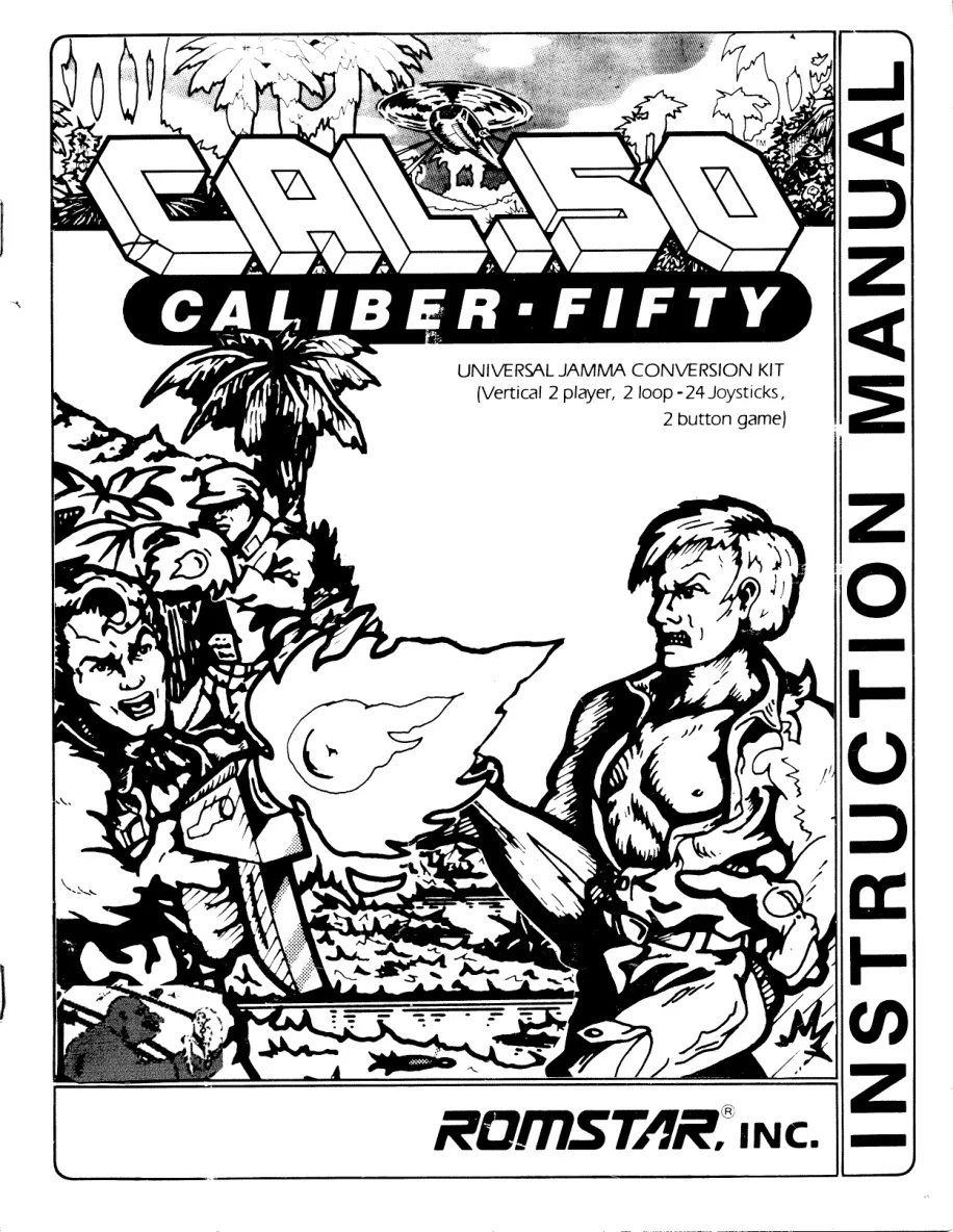 cal 50 caliber fifty instruction manual|romstar|games|.webp