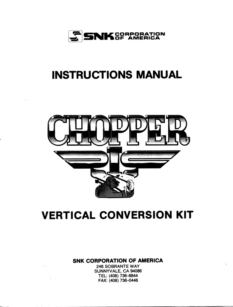 chopper 1 manual|snk|games|.webp