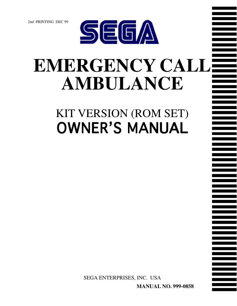 emergency call ambulance conversion kit instructions|sega|games|.webp