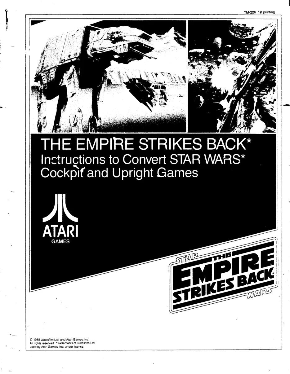 empire strikes back tm-226 conversion kit instructions|atari|games|1st printing.webp