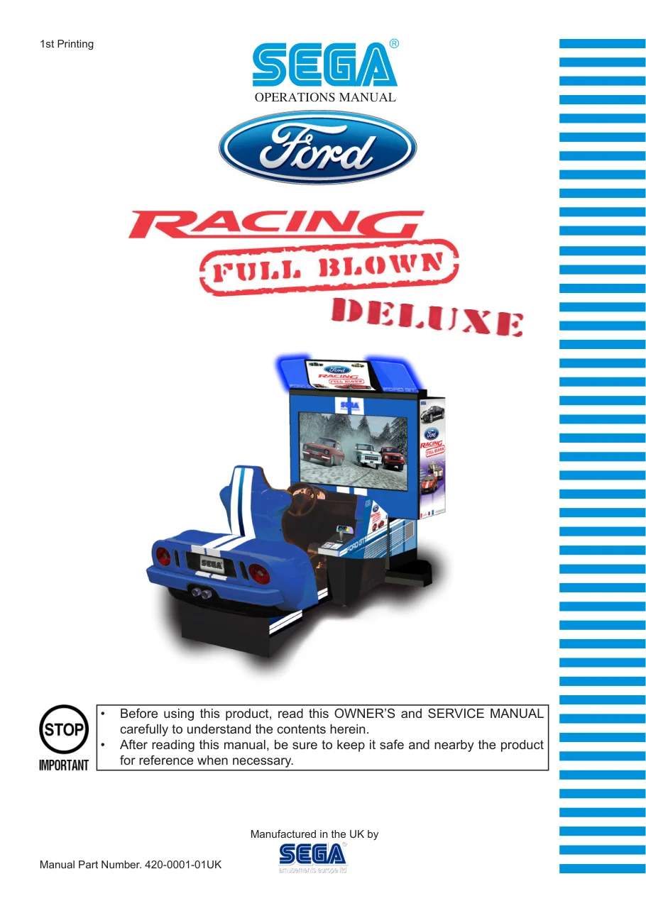 ford racing arcade uk deluxe manual|sega|games|.webp