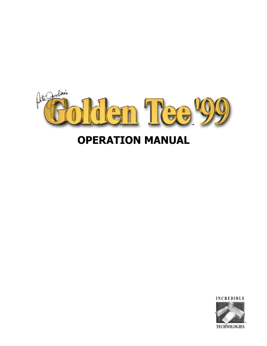 golden tee 99 2k classic manual|incredible-technologies|games|.webp