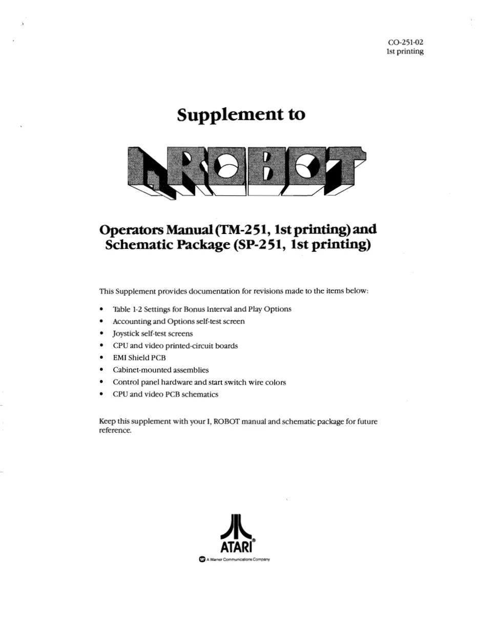 i robot co-251-02 manual|atari|games|1st printing.webp