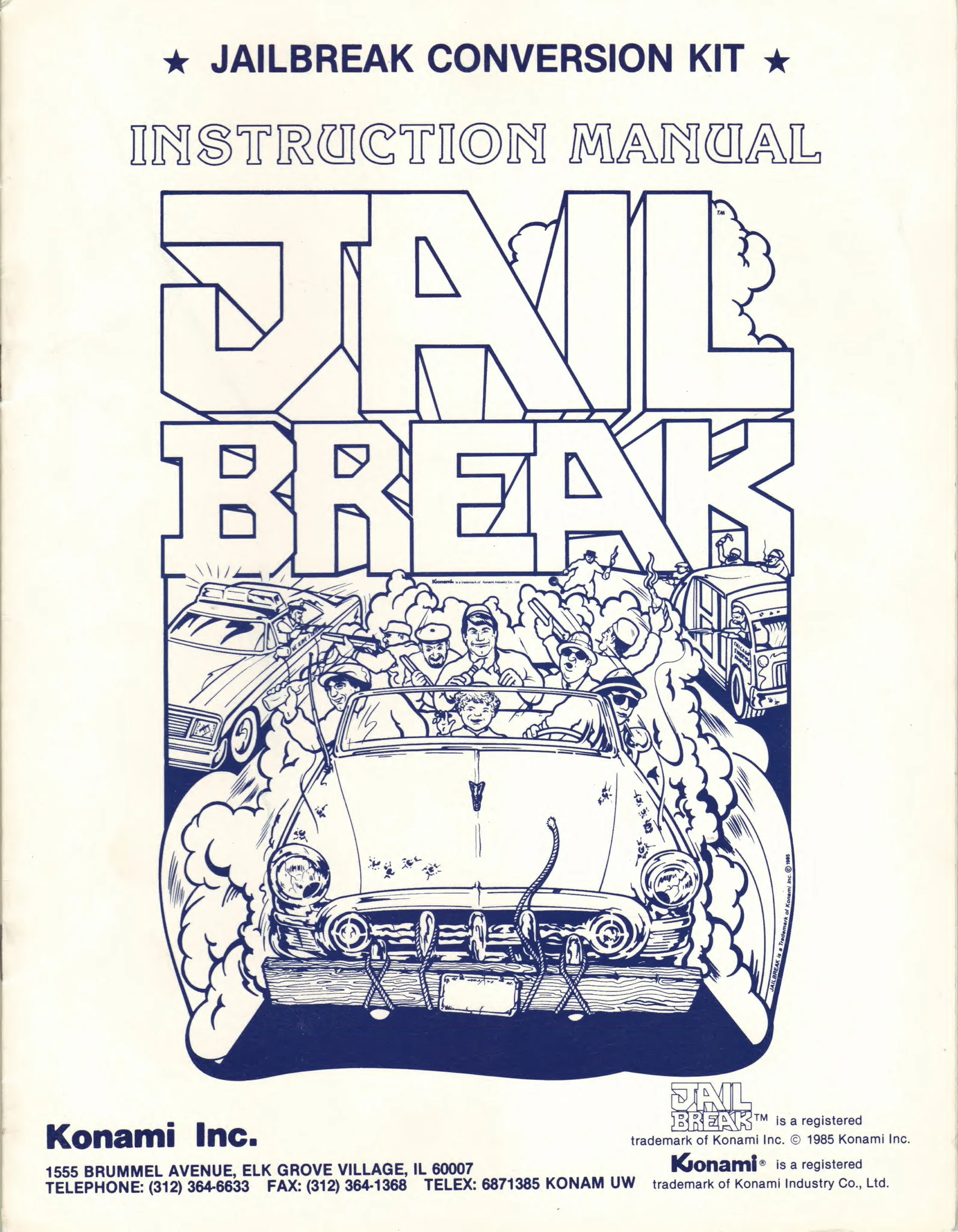 jail break with instruction manual|konami|games|.webp