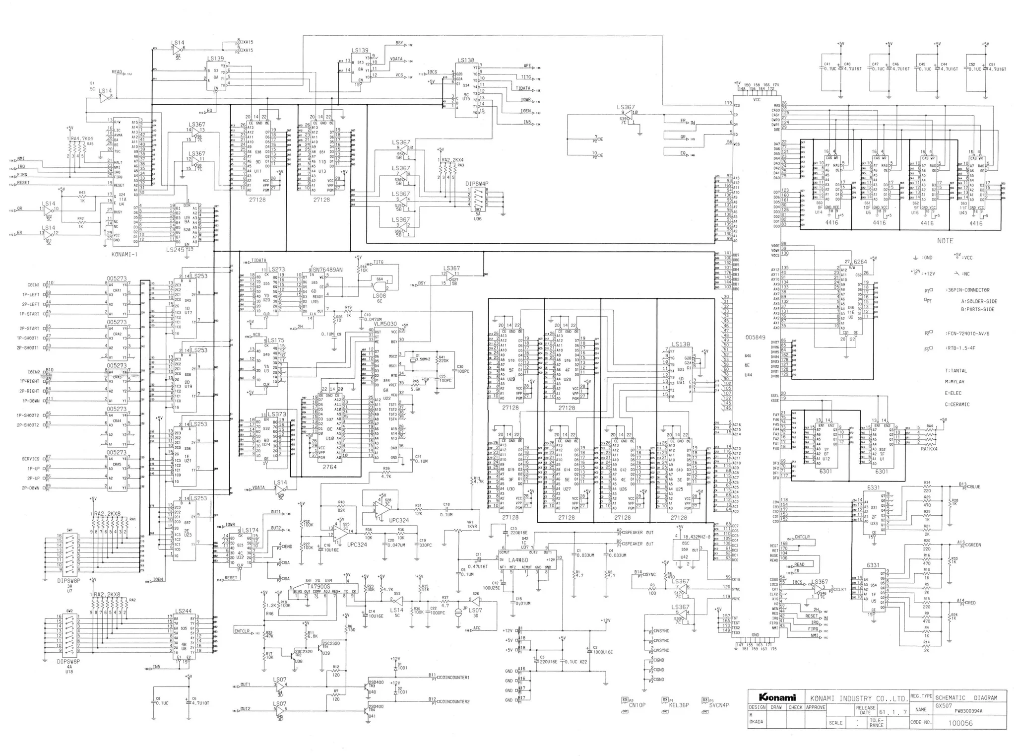 jailbreak schematic|konami|schematics-and-wiring|.webp
