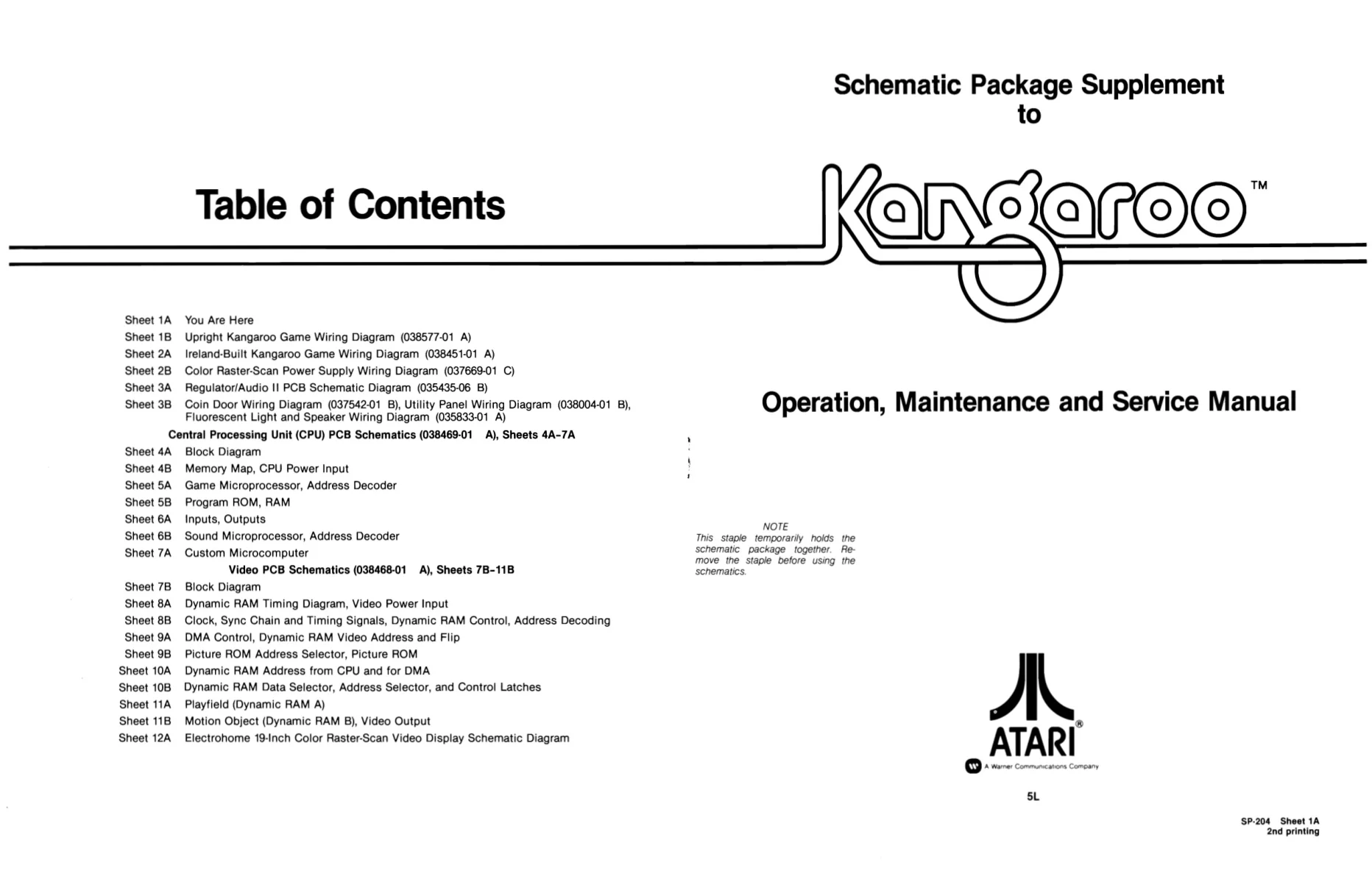 kangaroo sp-204 manual|atari|schematics-and-wiring|2nd printing.webp