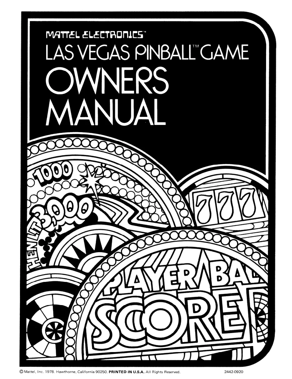 las vegas mattel owner's manual|mattel|games|.webp