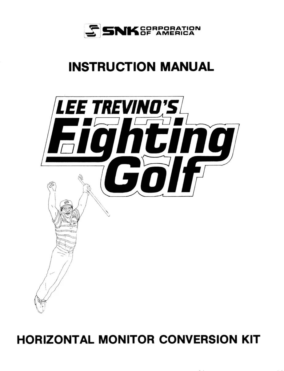 lee trevinos fighting golf manual|snk|games|.webp