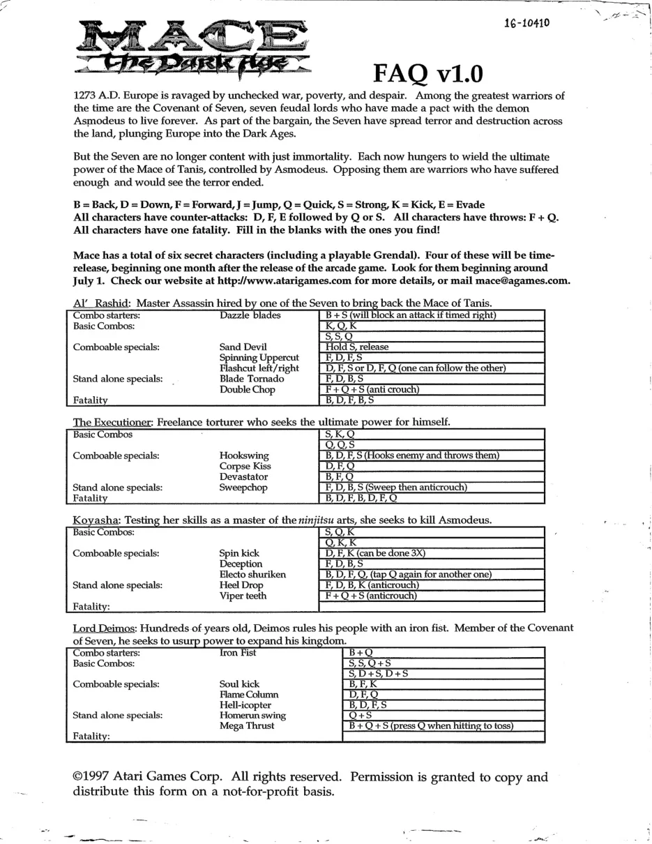 mace the dark age official faq v 1 manual|atari|games|v1.webp