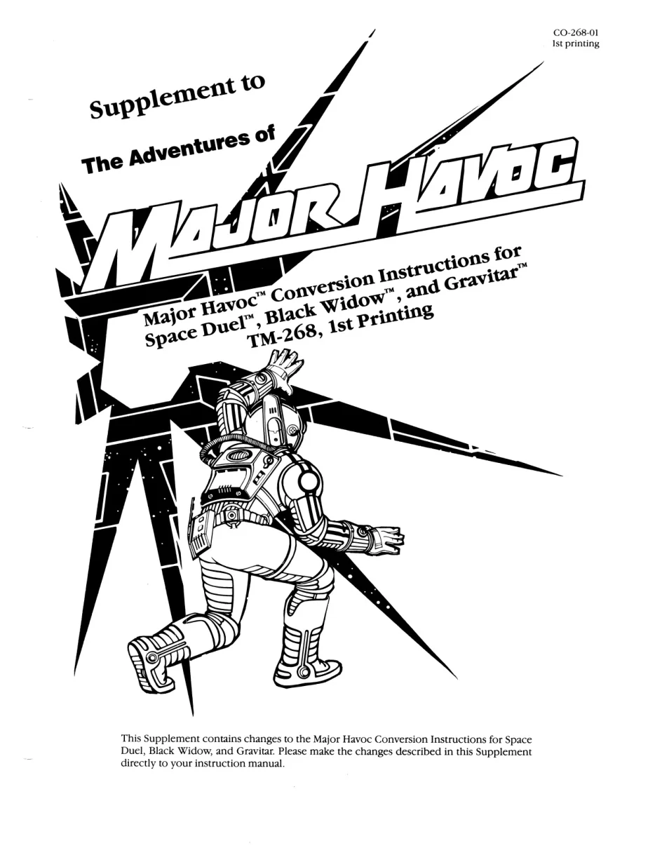major havoc co-268-01 add-on diode correction supplement to tm-268 conv instr sd bw g manual|...webp