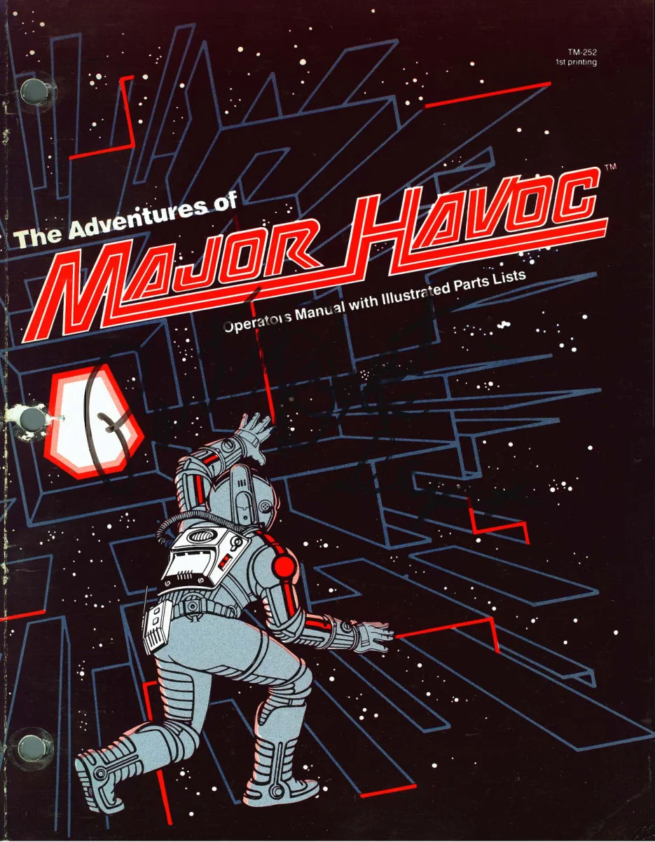 major havoc tm-252 manual|atari|games|1st printing.webp