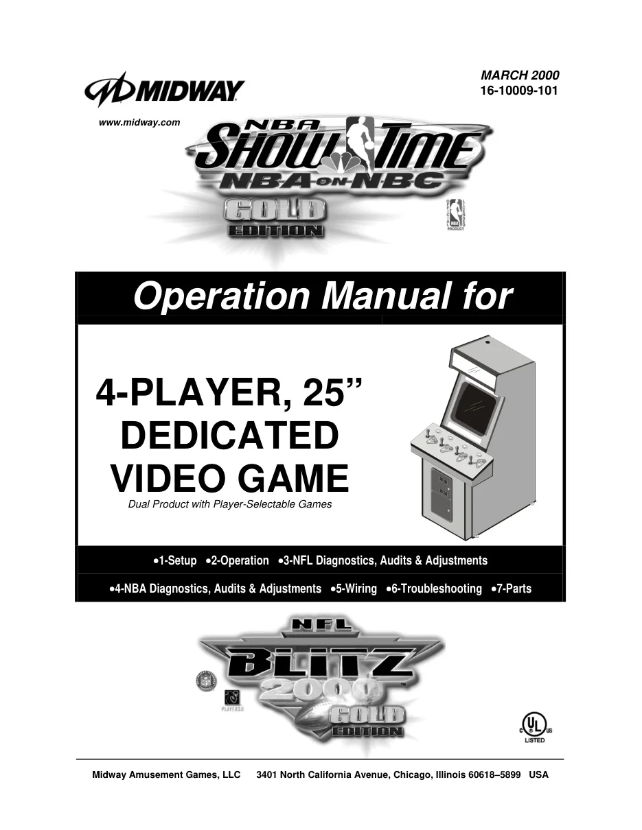 nbashowtime gold manual|bally-midway|games|.webp