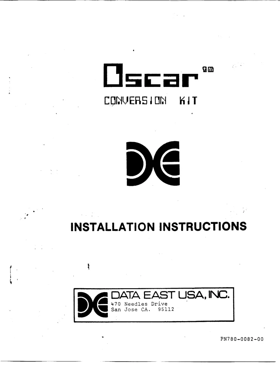 oscar conversion kit instructions|data-east|games|.webp