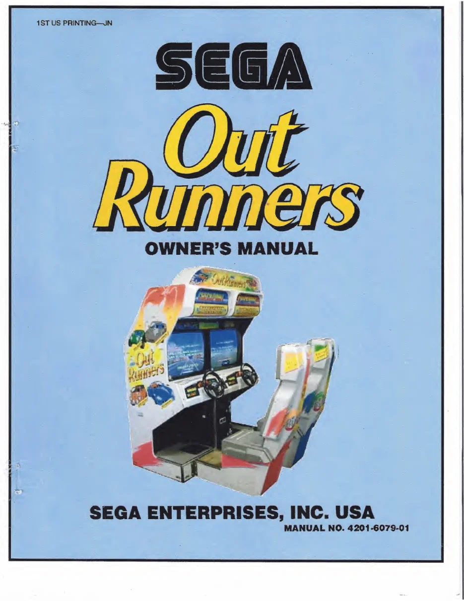 out runners re-scan owner's manual|sega|games|.webp