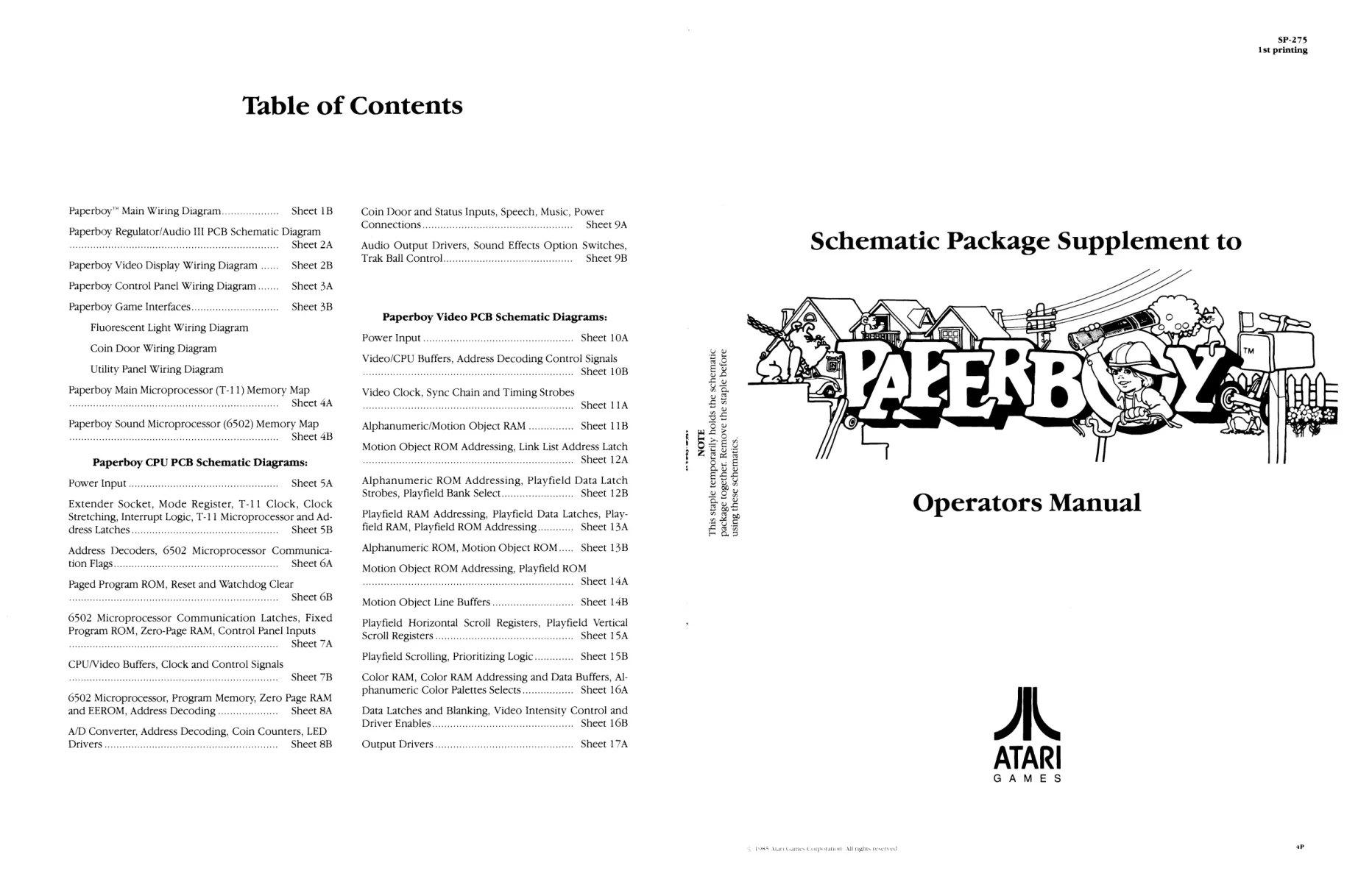 paperboy schematic|atari|schematics-and-wiring|.webp
