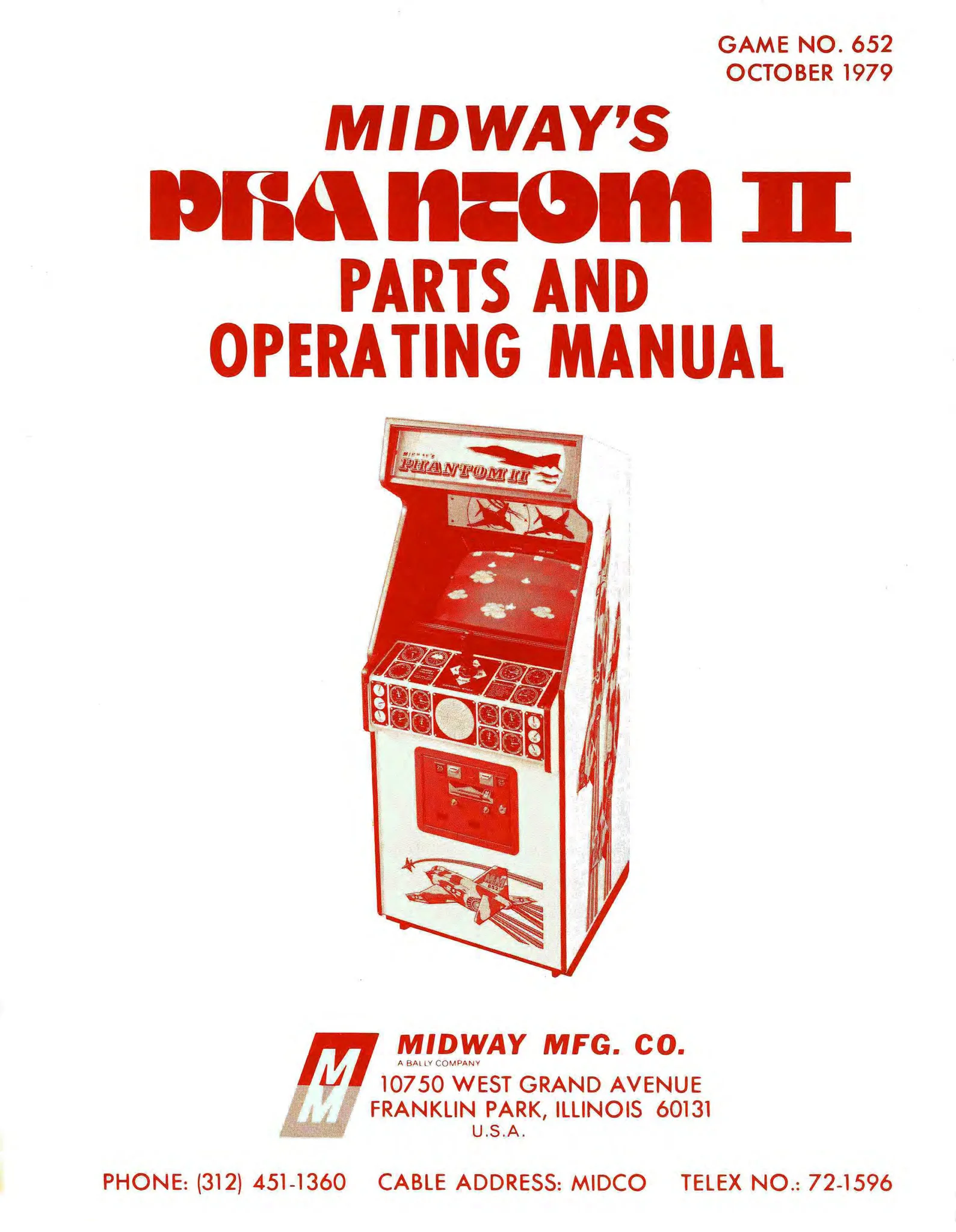 phantom ii operation manual|bally-midway|games|.webp
