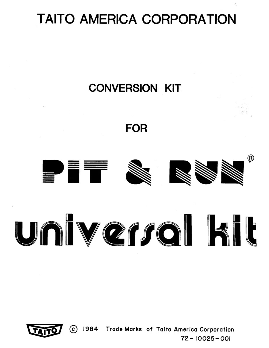 pitand run manual|taito|games|.webp