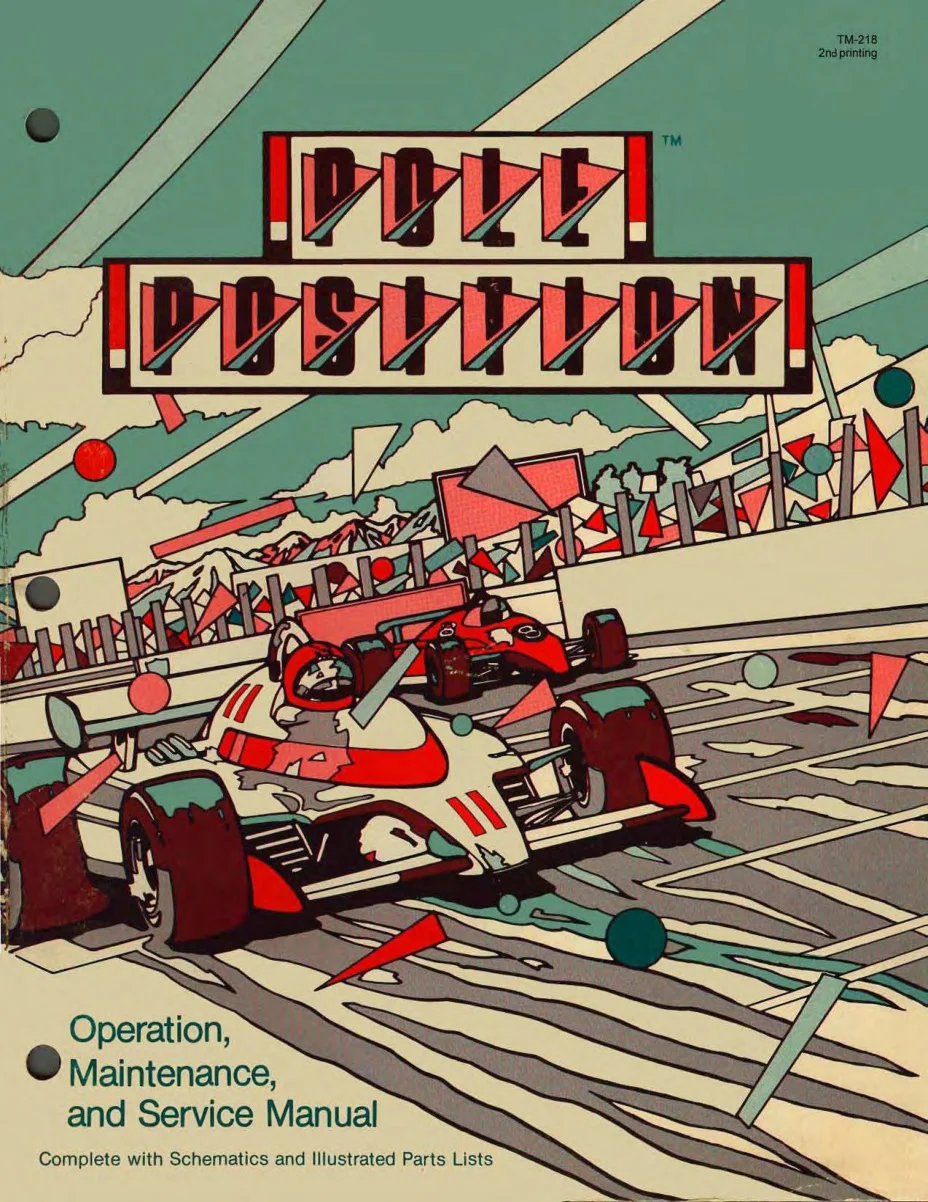 pole position tm-218 manual|atari|games|2nd printing.webp