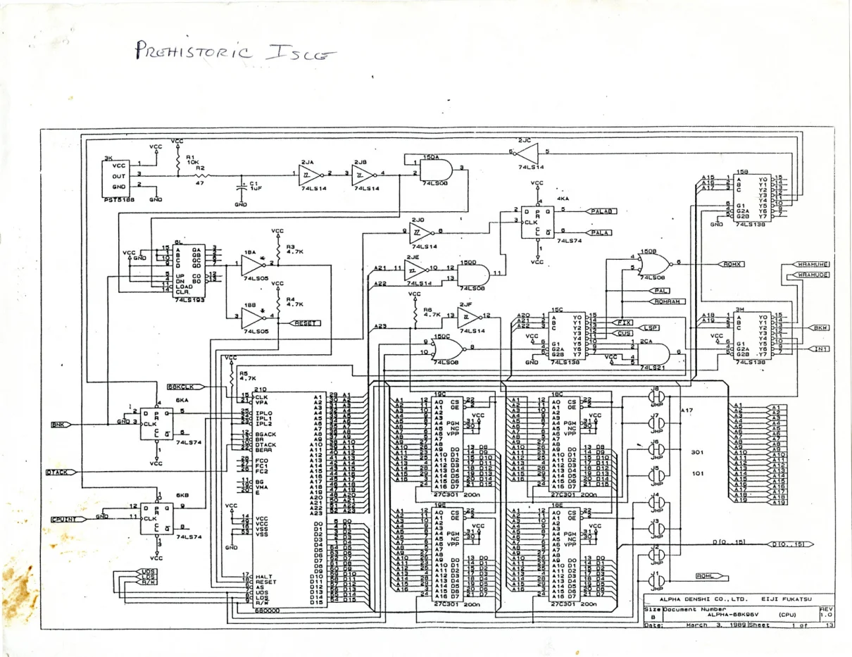 prehistoric isle schematic|snk|schematics-and-wiring|.webp