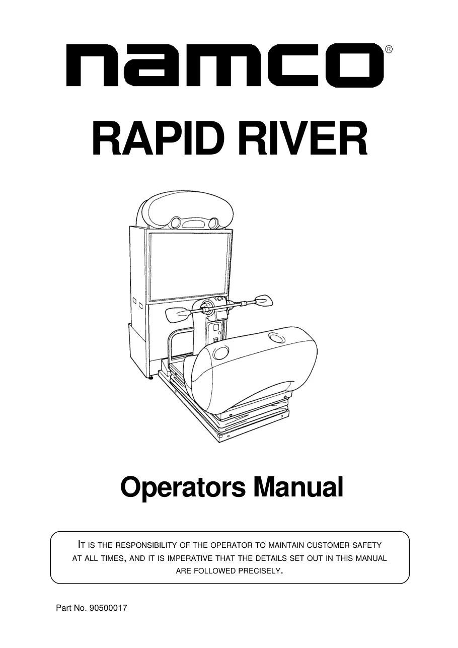 rapid river manual|namco|games|.webp