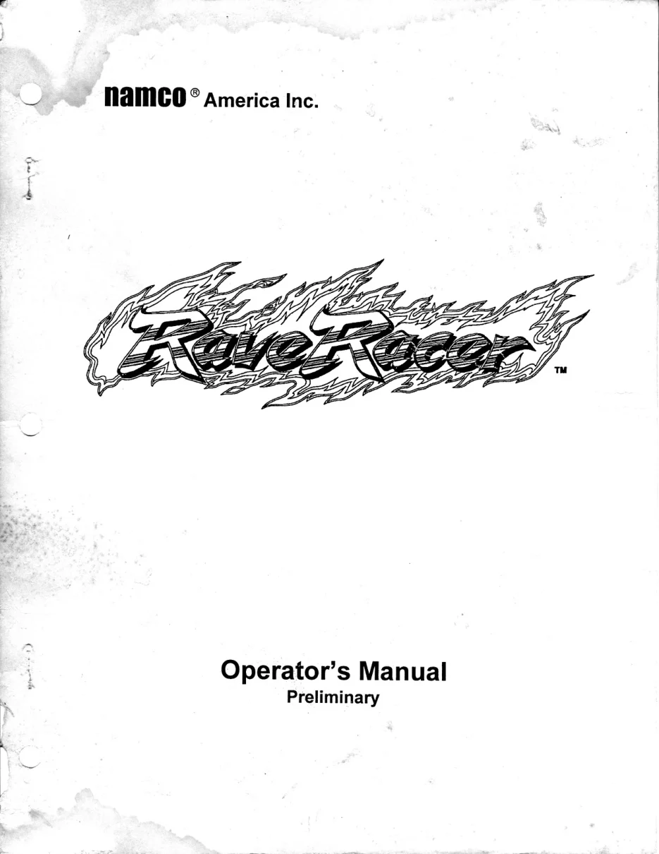 rave racer sd manual|namco|games|.webp