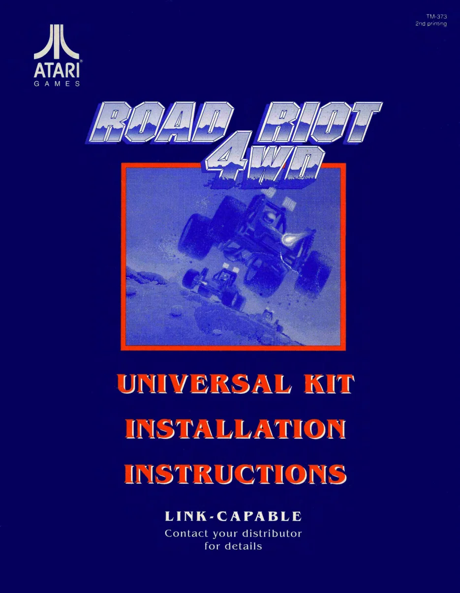 road riot 4wd universal tm-373 conversion kit instructions|atari|games|2nd printing.webp