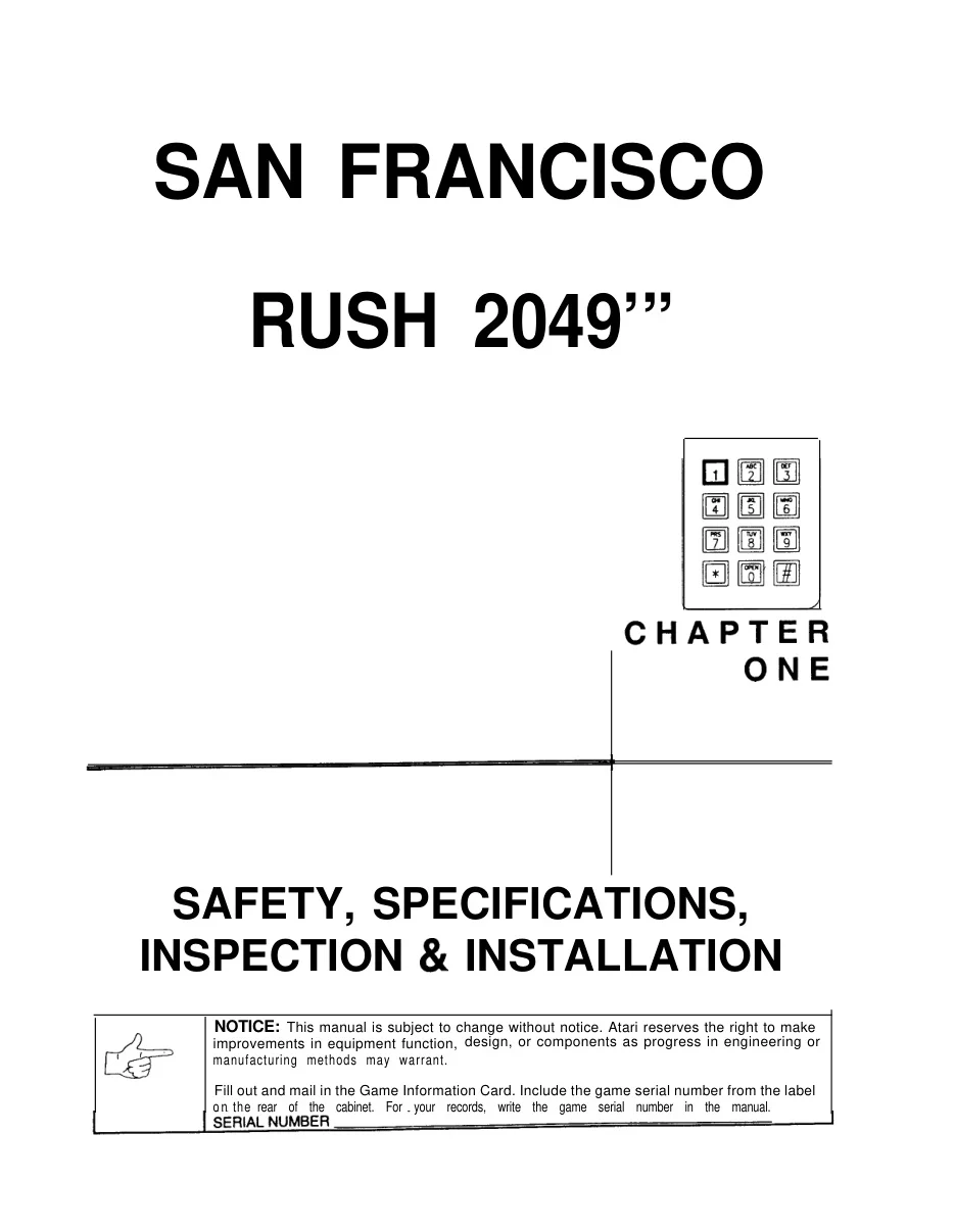 san francisco rush 2049 manual|atari|games|.webp