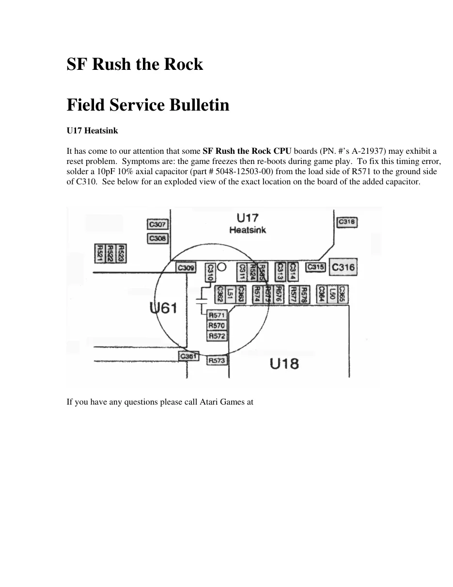 san francisco rush the rock service manual|atari|games|.webp