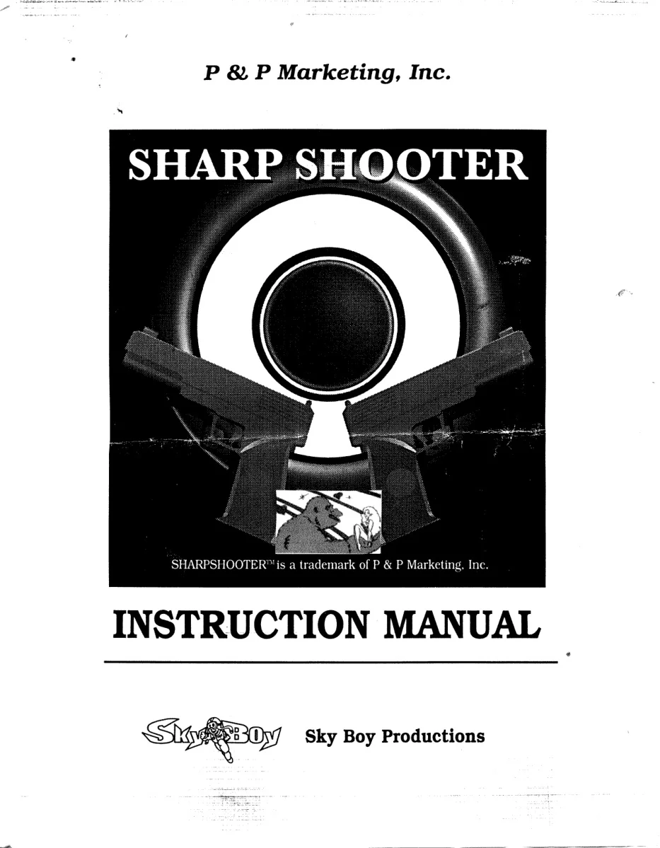 sharp shooter manual|exidy|games|.webp