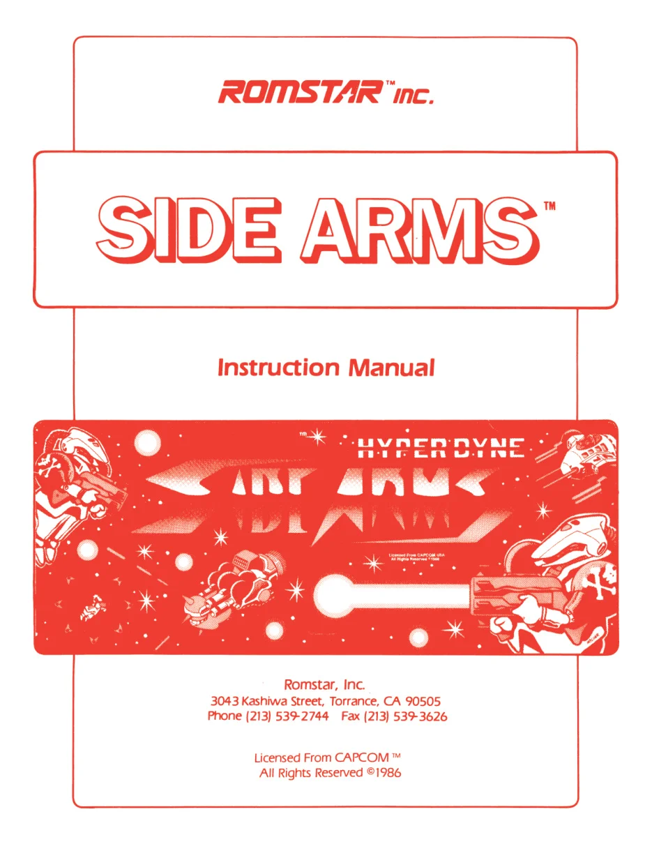 sidearms manual|capcom|games|.webp