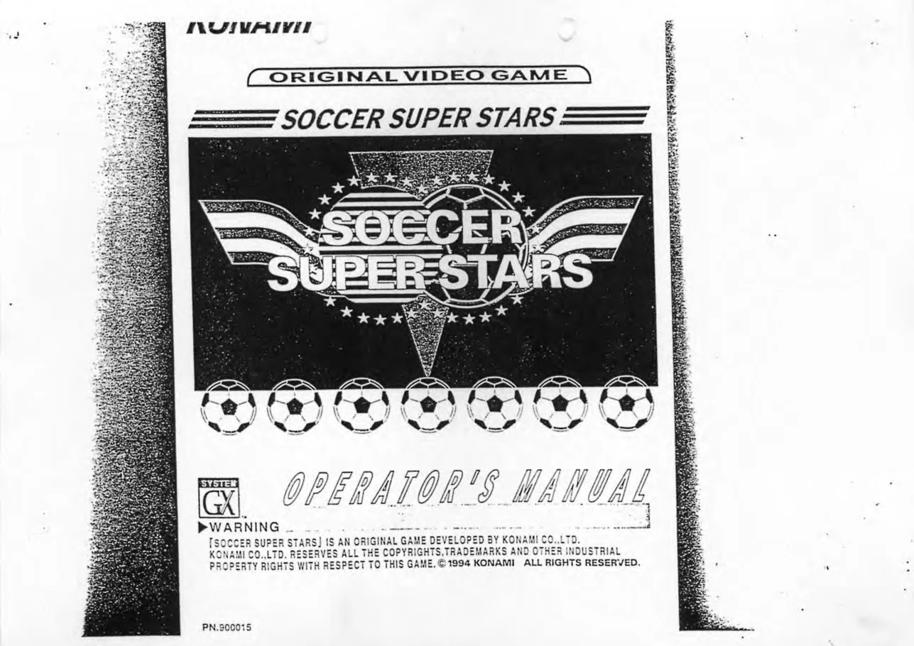 soccer superstars operation manual|konami|games|.webp