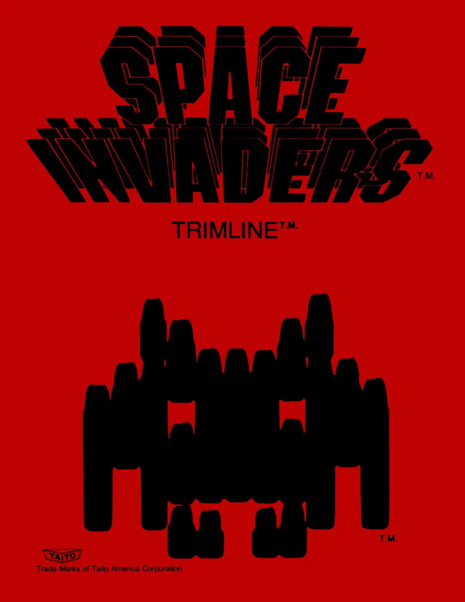 space invaders trimline manual|taito|games|.webp