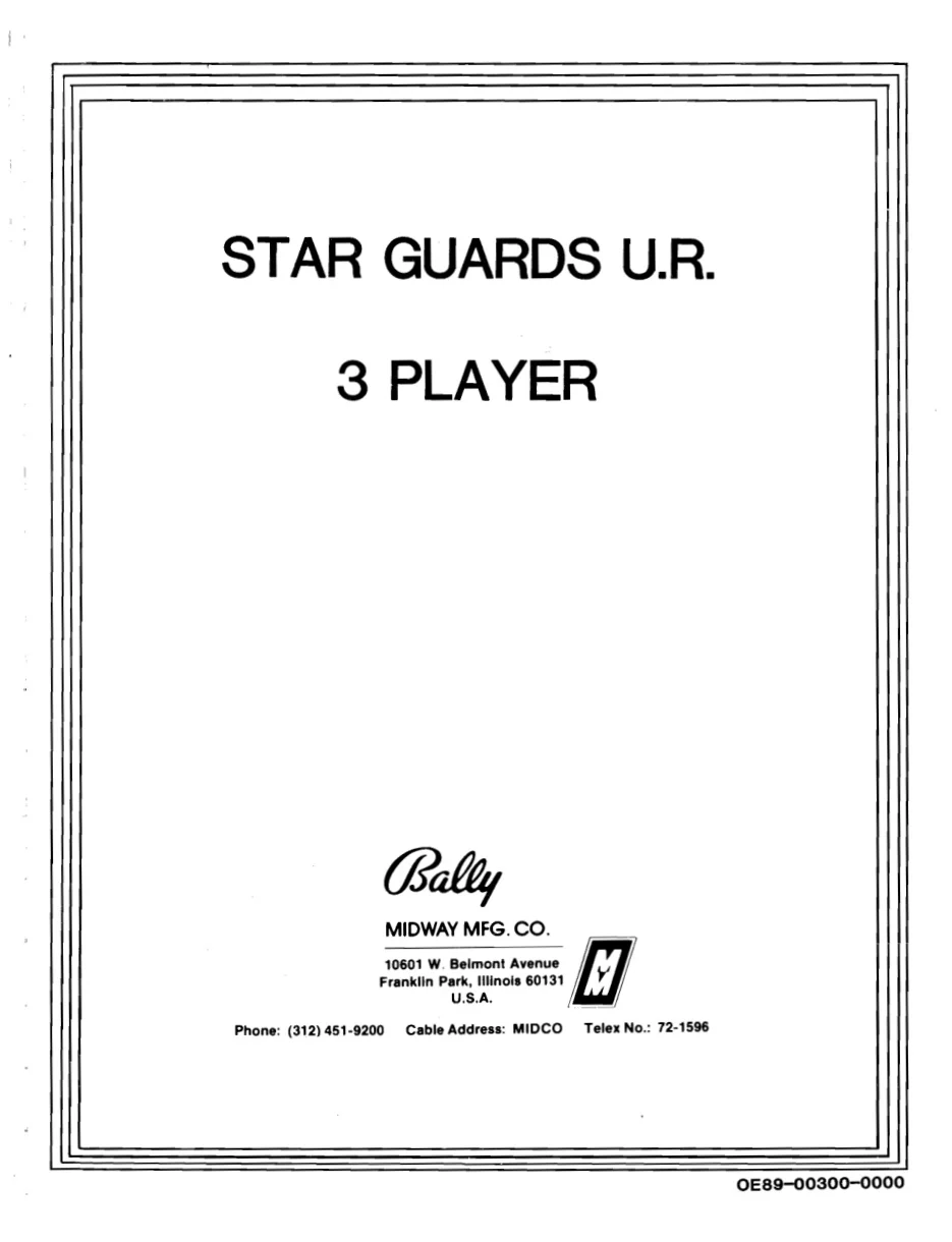 star guards 3 player manual|bally-midway|games|.webp