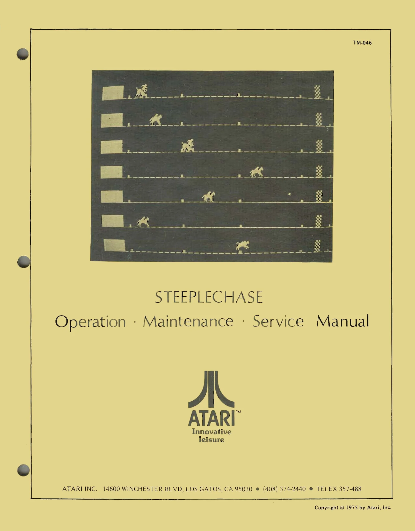 steeplechase tm-046 manual|atari|games|.webp