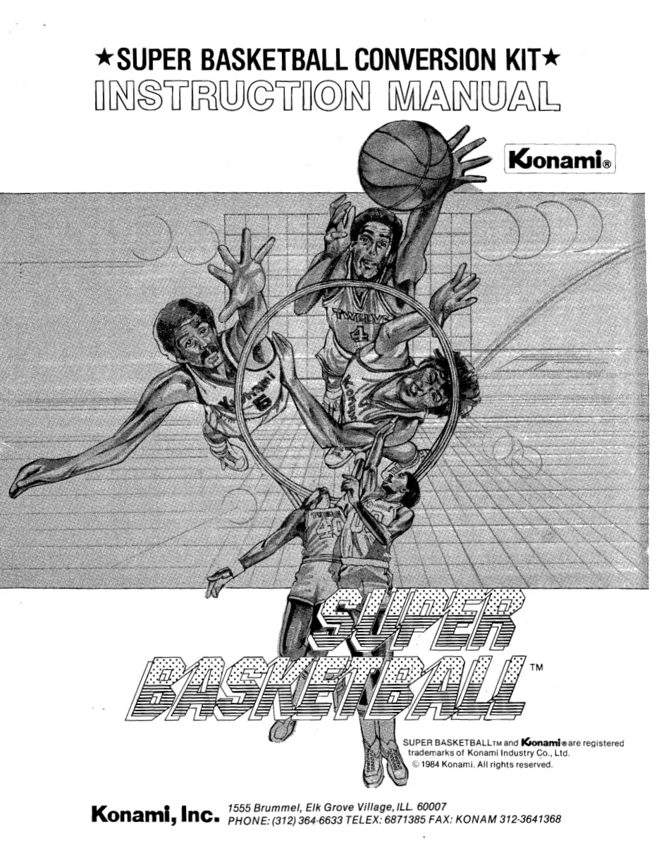 super basketball conversion kit instructions|konami|games|.webp