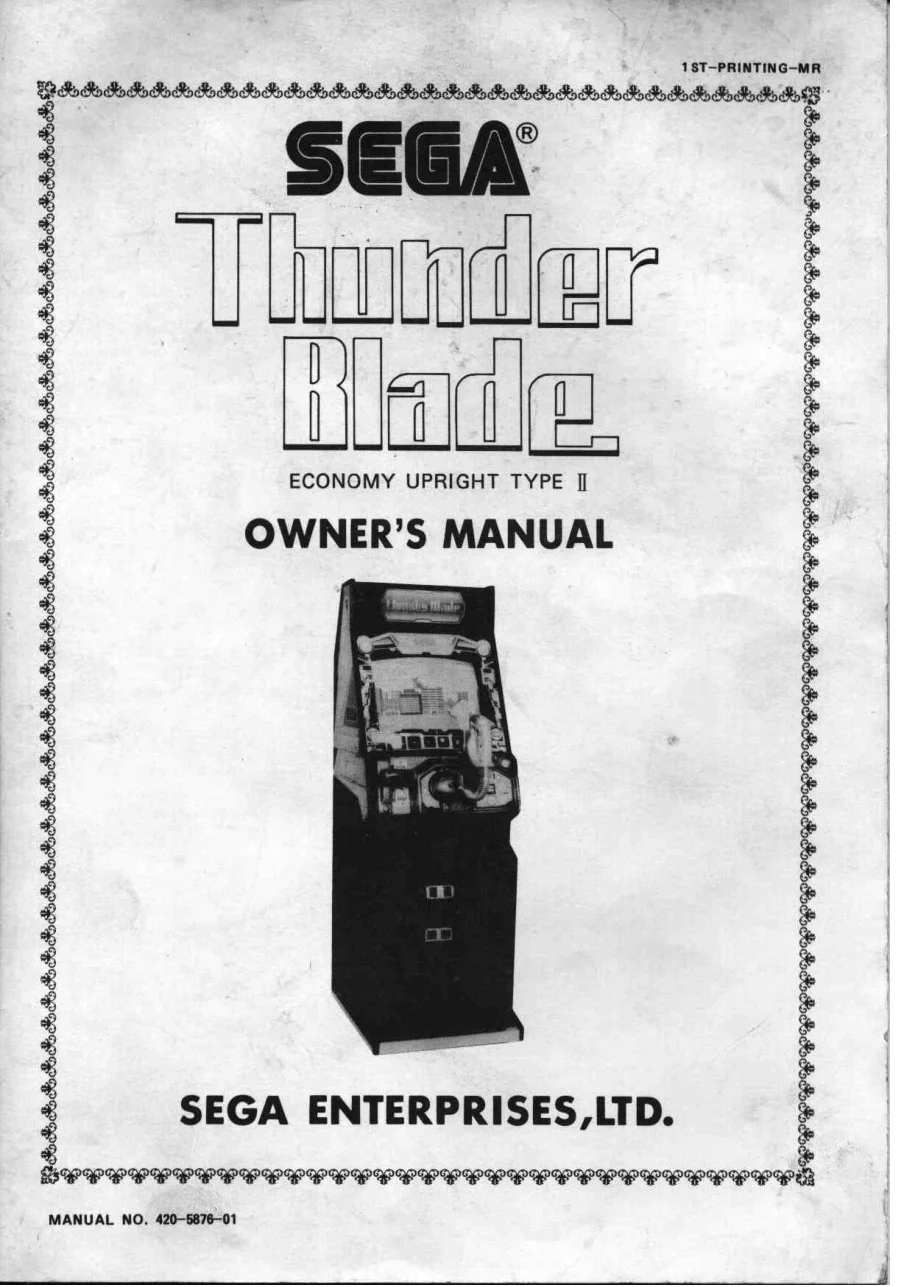 thunder blade manual|sega|games|.webp