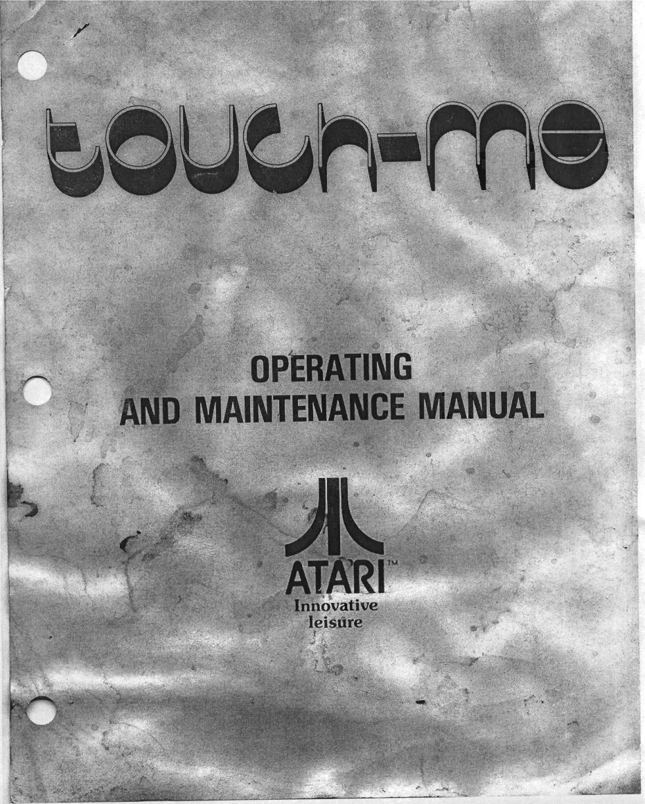 touchme 1974 manual|atari|games|.webp