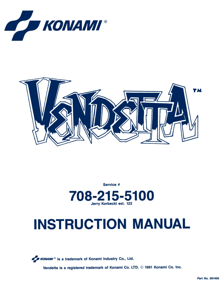 vendetta manual|konami|games|.webp